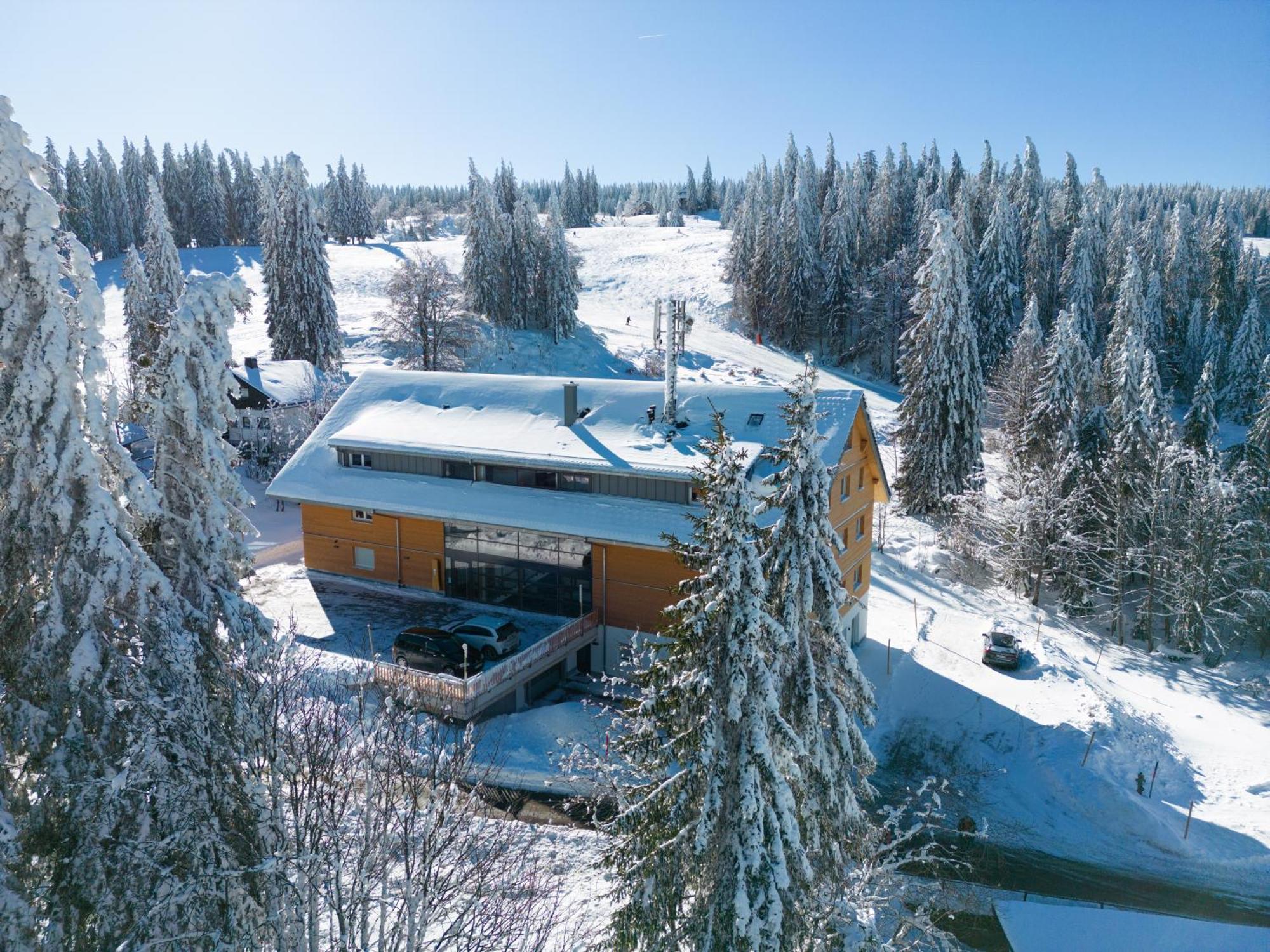 Stube9 Am Feldberg, Direkt An Der Skipiste, Ski In-Ski Out フェルトベルク エクステリア 写真